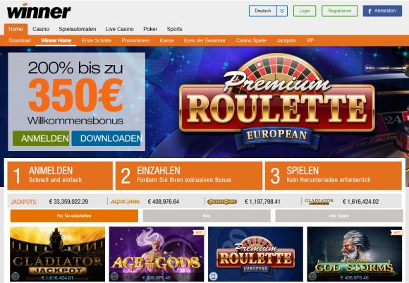 Winner Casino Startseite