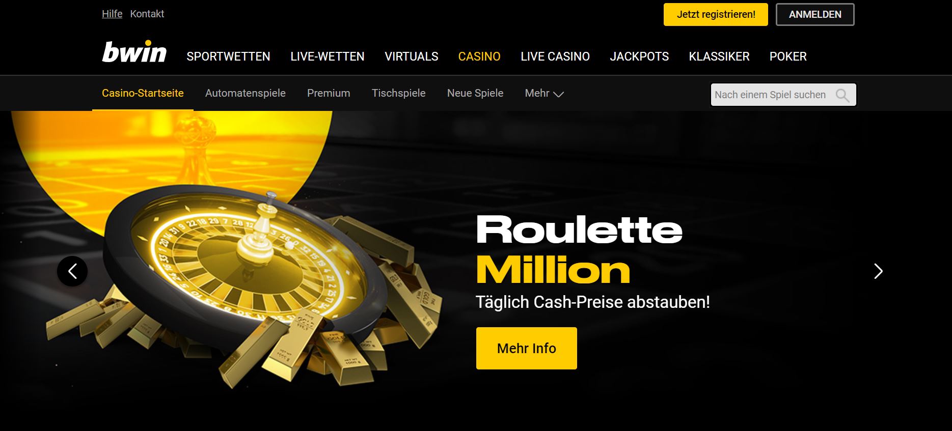 BWIN Casino Vorschau