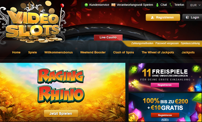 Videoslots Casino Startseite