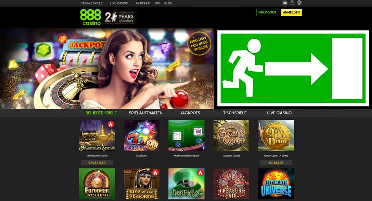 888Casino Startseite